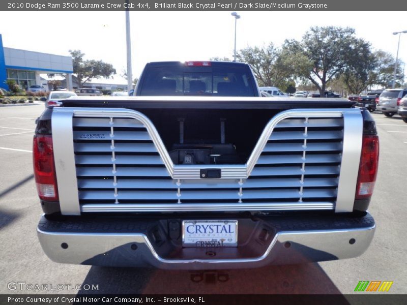 Brilliant Black Crystal Pearl / Dark Slate/Medium Graystone 2010 Dodge Ram 3500 Laramie Crew Cab 4x4