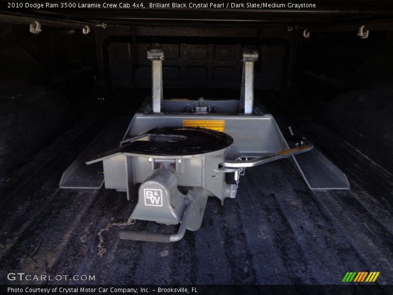 Brilliant Black Crystal Pearl / Dark Slate/Medium Graystone 2010 Dodge Ram 3500 Laramie Crew Cab 4x4