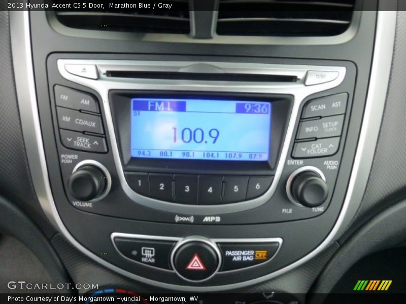 Controls of 2013 Accent GS 5 Door