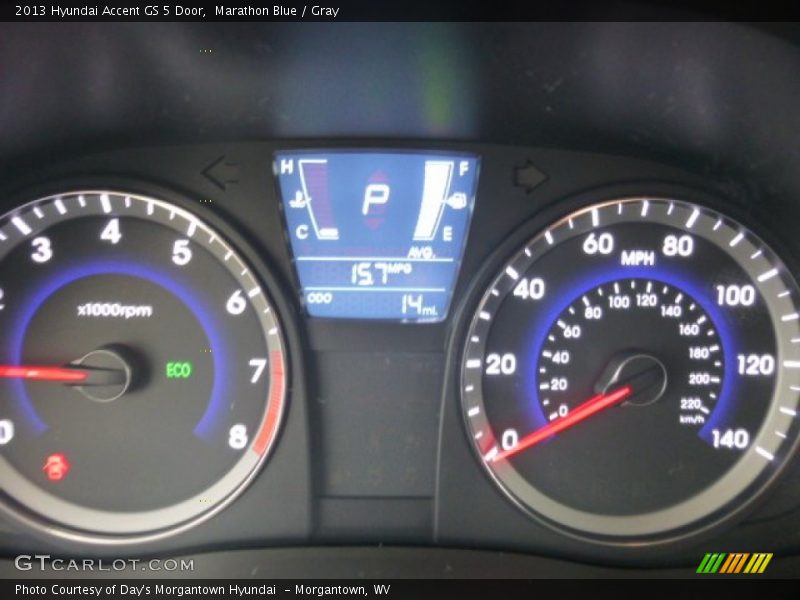  2013 Accent GS 5 Door GS 5 Door Gauges