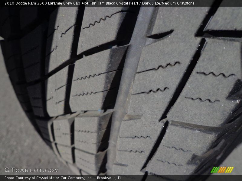 Brilliant Black Crystal Pearl / Dark Slate/Medium Graystone 2010 Dodge Ram 3500 Laramie Crew Cab 4x4
