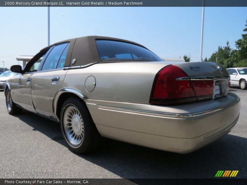 Harvest Gold Metallic / Medium Parchment 2000 Mercury Grand Marquis LS