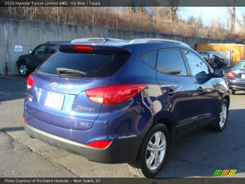 Iris Blue / Taupe 2010 Hyundai Tucson Limited AWD