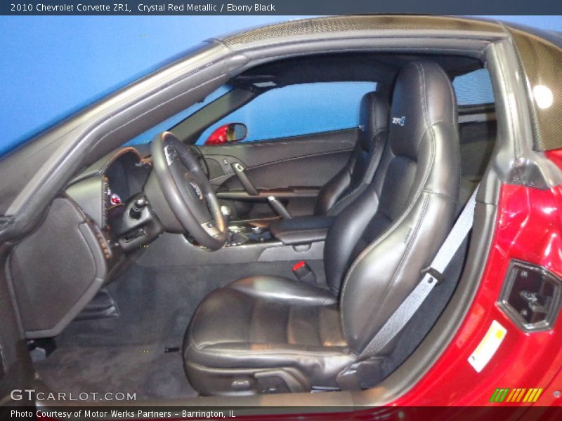 Front Seat of 2010 Corvette ZR1