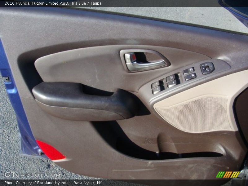 Iris Blue / Taupe 2010 Hyundai Tucson Limited AWD