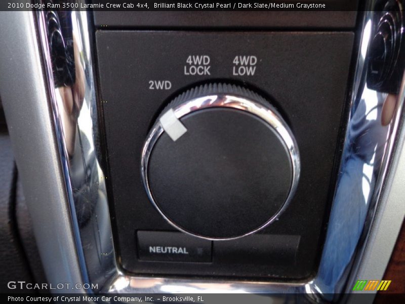 Brilliant Black Crystal Pearl / Dark Slate/Medium Graystone 2010 Dodge Ram 3500 Laramie Crew Cab 4x4