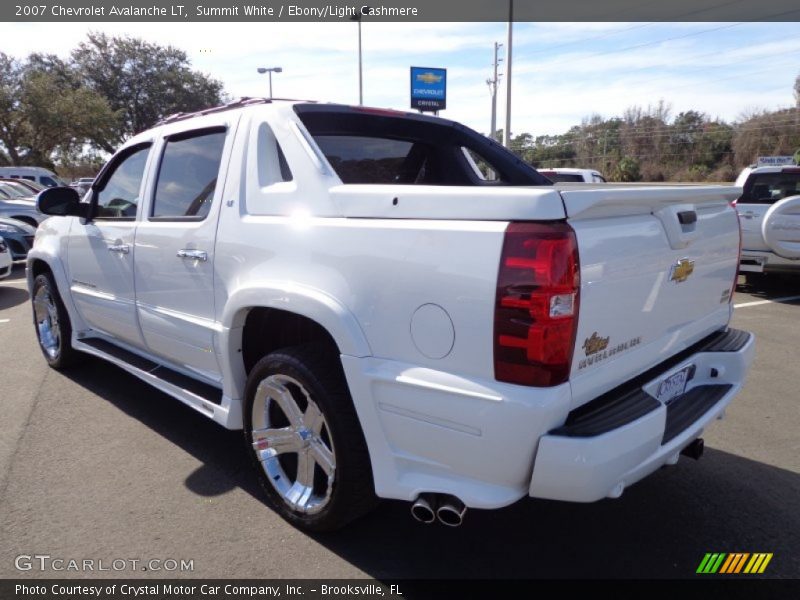 Summit White / Ebony/Light Cashmere 2007 Chevrolet Avalanche LT