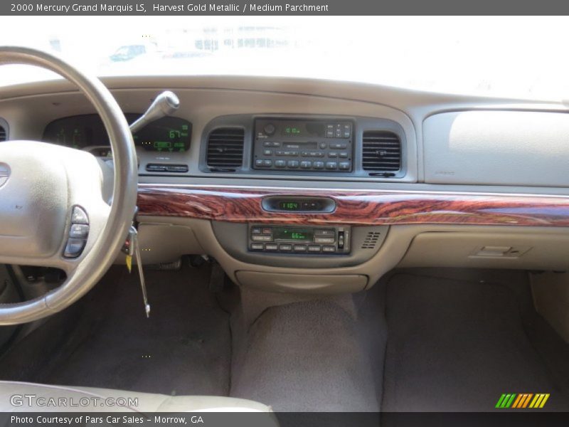 Harvest Gold Metallic / Medium Parchment 2000 Mercury Grand Marquis LS