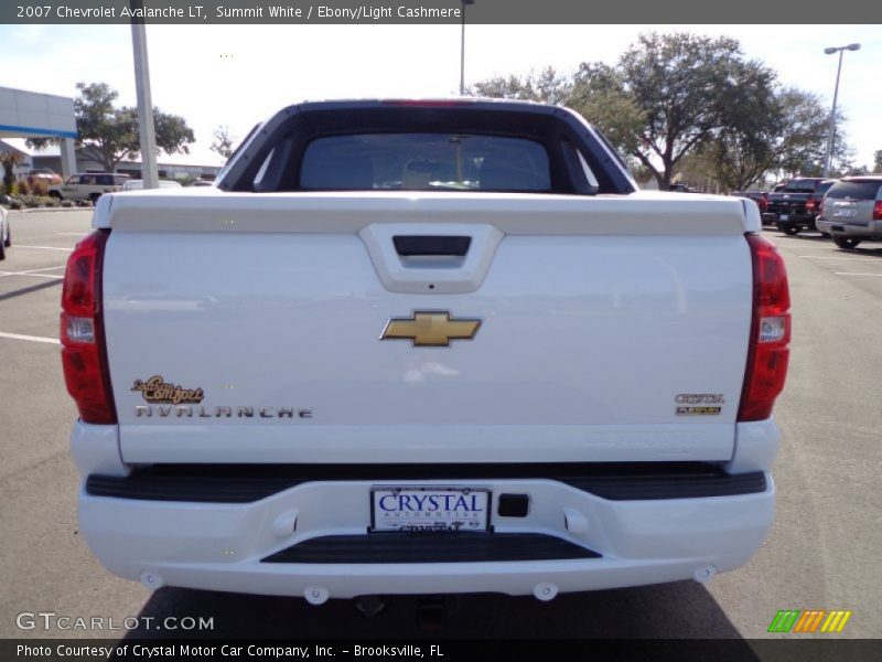 Summit White / Ebony/Light Cashmere 2007 Chevrolet Avalanche LT