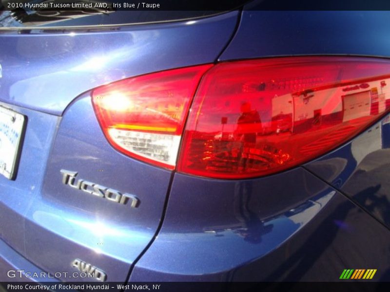 Iris Blue / Taupe 2010 Hyundai Tucson Limited AWD