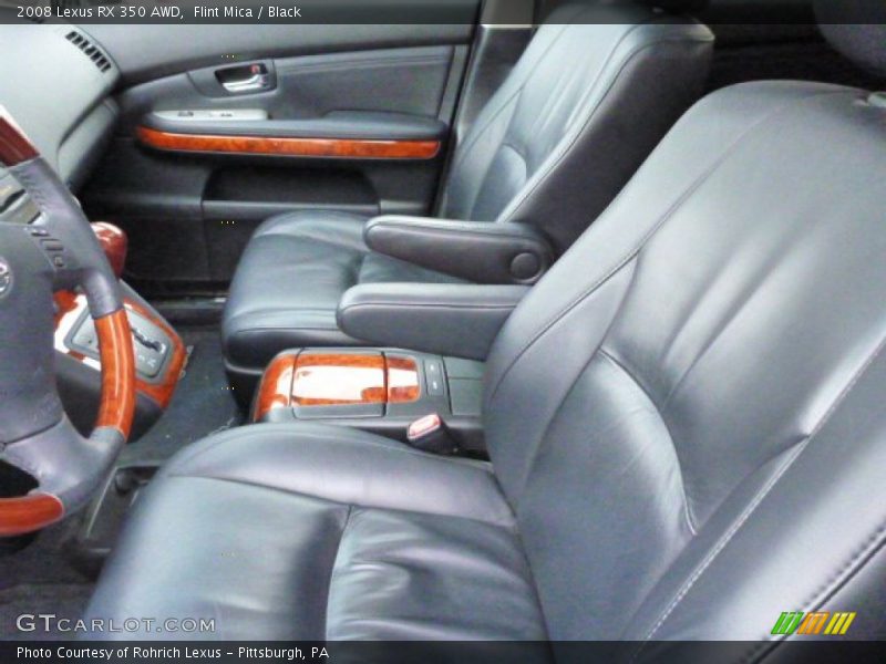 Flint Mica / Black 2008 Lexus RX 350 AWD