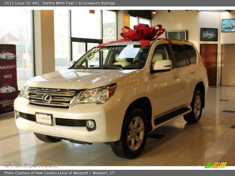 Starfire White Pearl / Ecru/Auburn Bubinga 2011 Lexus GX 460