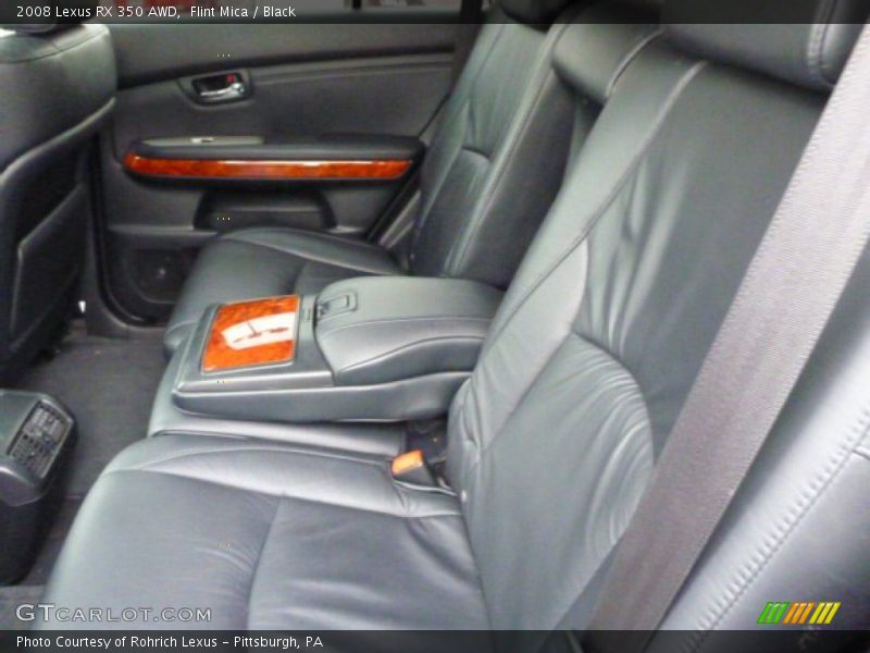 Flint Mica / Black 2008 Lexus RX 350 AWD