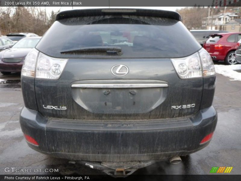 Flint Mica / Black 2008 Lexus RX 350 AWD