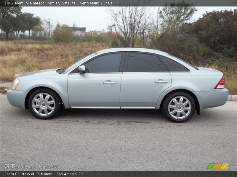 Satellite Silver Metallic / Shale 2007 Mercury Montego Premier