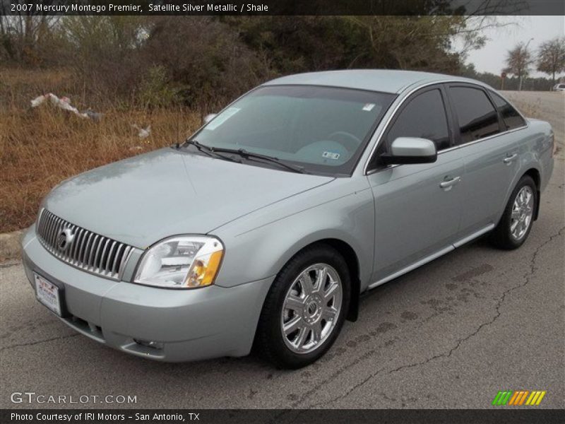 Satellite Silver Metallic / Shale 2007 Mercury Montego Premier