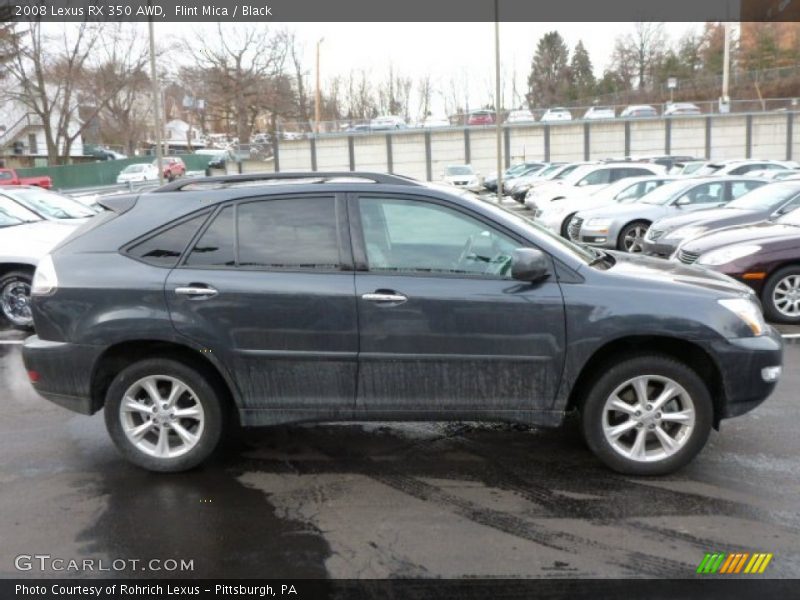 Flint Mica / Black 2008 Lexus RX 350 AWD