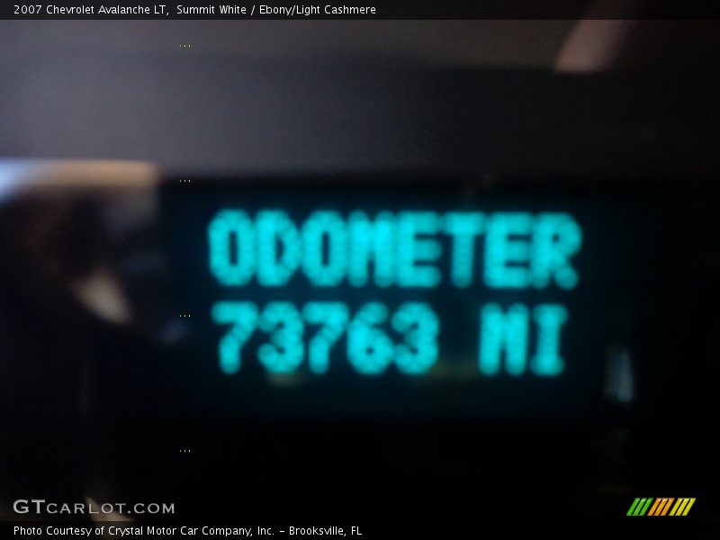 Summit White / Ebony/Light Cashmere 2007 Chevrolet Avalanche LT