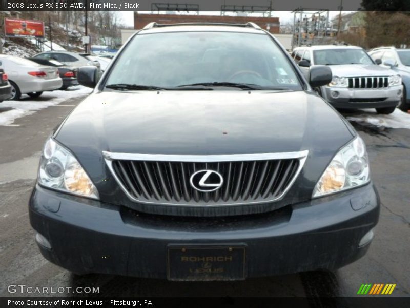 Flint Mica / Black 2008 Lexus RX 350 AWD