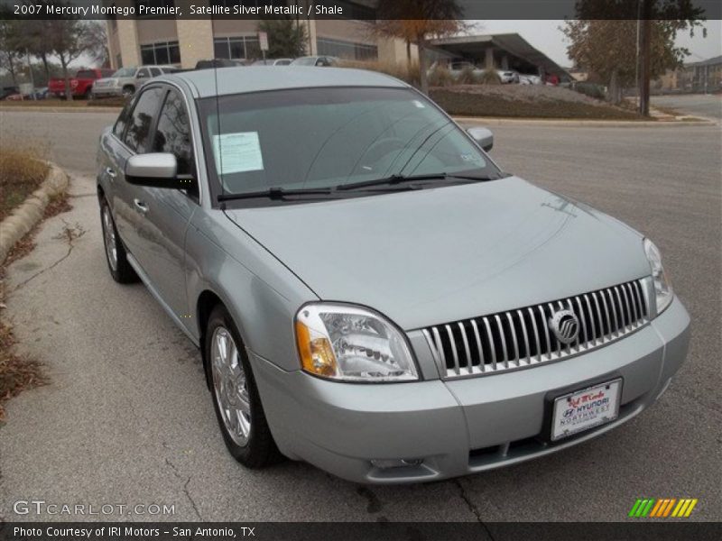 Satellite Silver Metallic / Shale 2007 Mercury Montego Premier