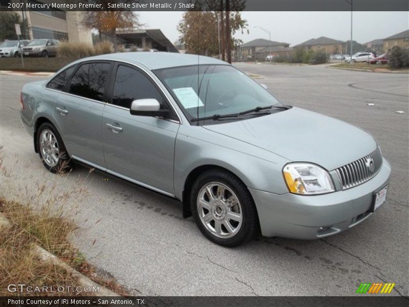 Satellite Silver Metallic / Shale 2007 Mercury Montego Premier