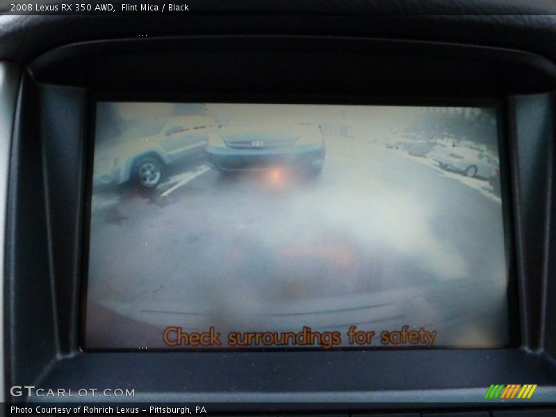 Flint Mica / Black 2008 Lexus RX 350 AWD