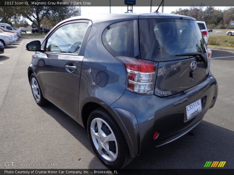 Magnetic Gray Metallic / Dark Gray 2012 Scion iQ