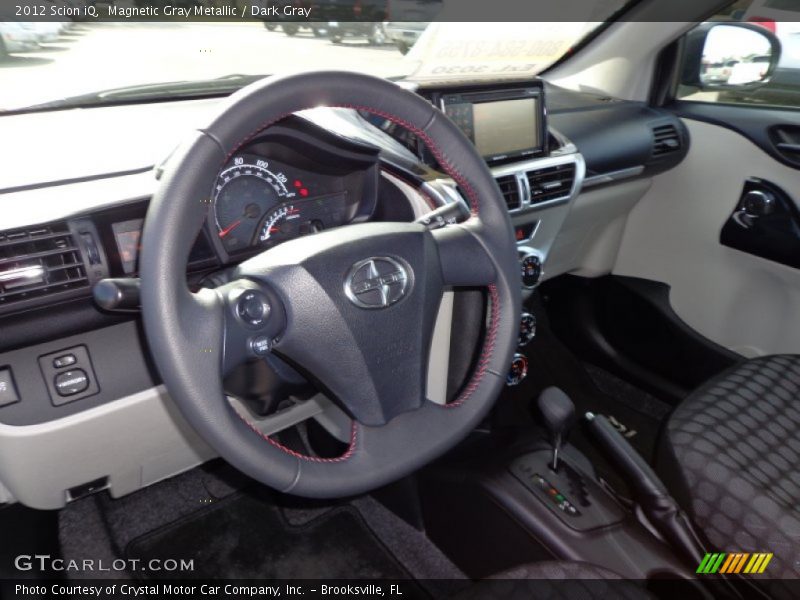 Magnetic Gray Metallic / Dark Gray 2012 Scion iQ
