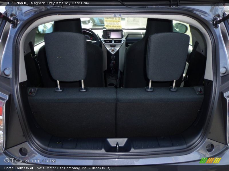 Magnetic Gray Metallic / Dark Gray 2012 Scion iQ