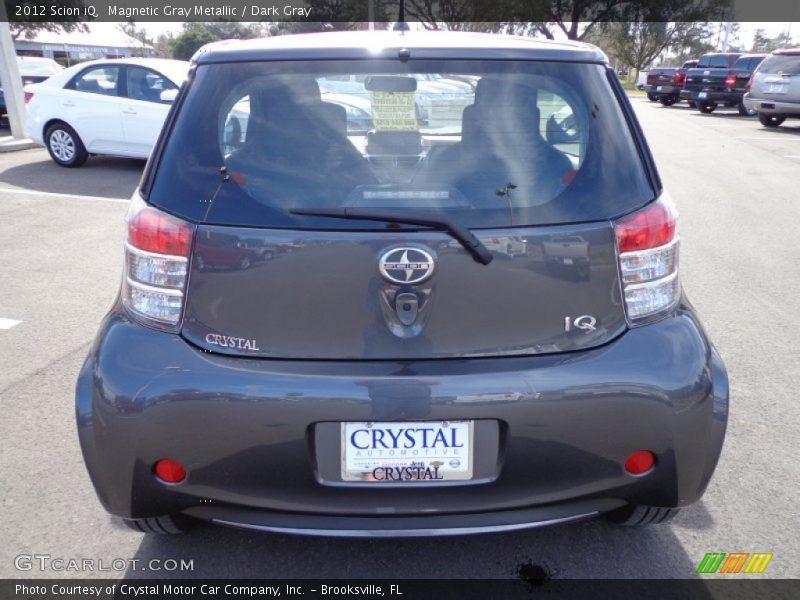 Magnetic Gray Metallic / Dark Gray 2012 Scion iQ