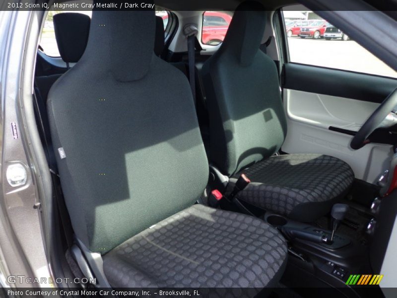 Magnetic Gray Metallic / Dark Gray 2012 Scion iQ
