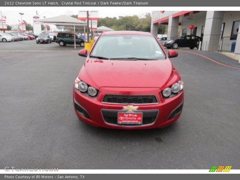 Crystal Red Tintcoat / Dark Pewter/Dark Titanium 2012 Chevrolet Sonic LT Hatch