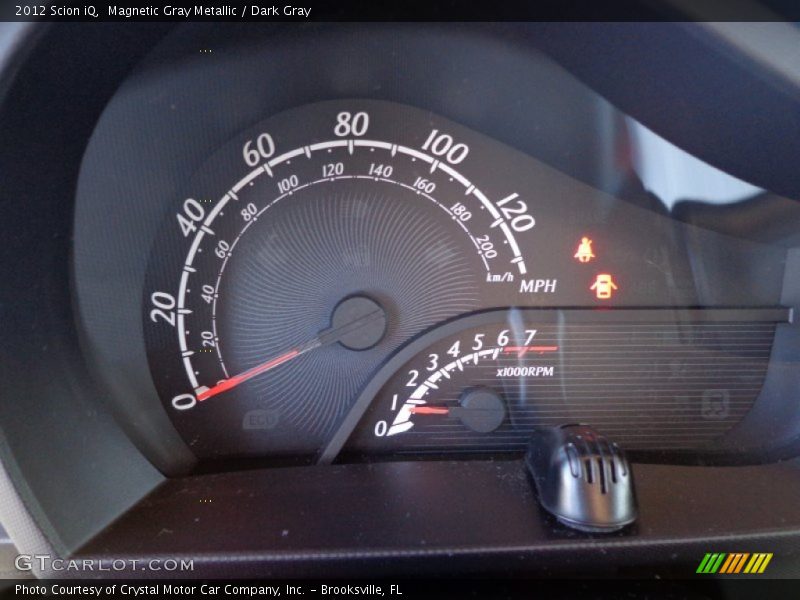 Magnetic Gray Metallic / Dark Gray 2012 Scion iQ