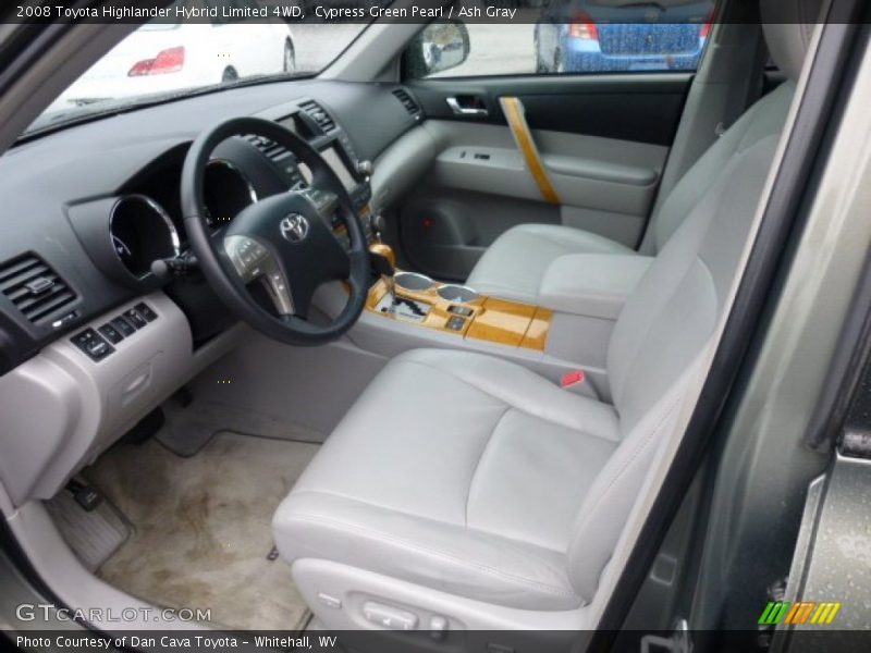  2008 Highlander Hybrid Limited 4WD Ash Gray Interior