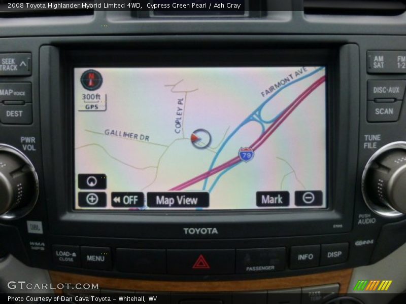 Navigation of 2008 Highlander Hybrid Limited 4WD