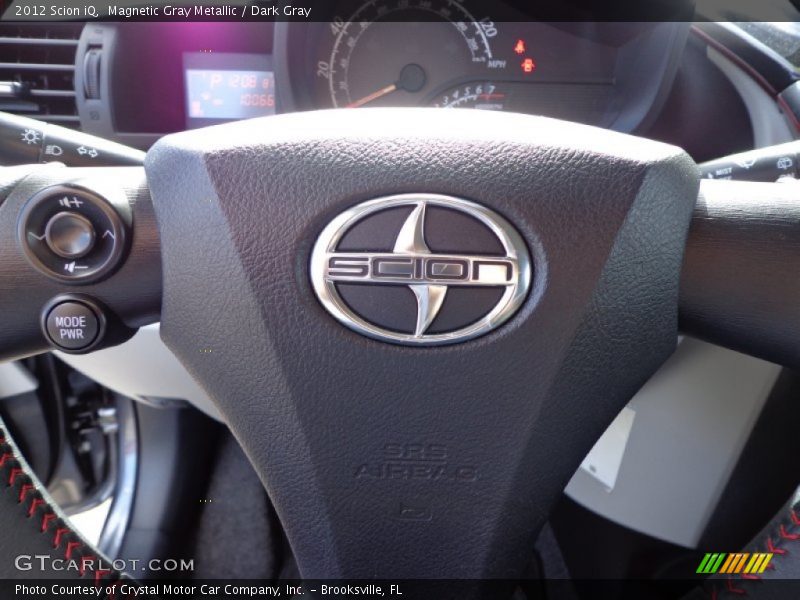 Magnetic Gray Metallic / Dark Gray 2012 Scion iQ