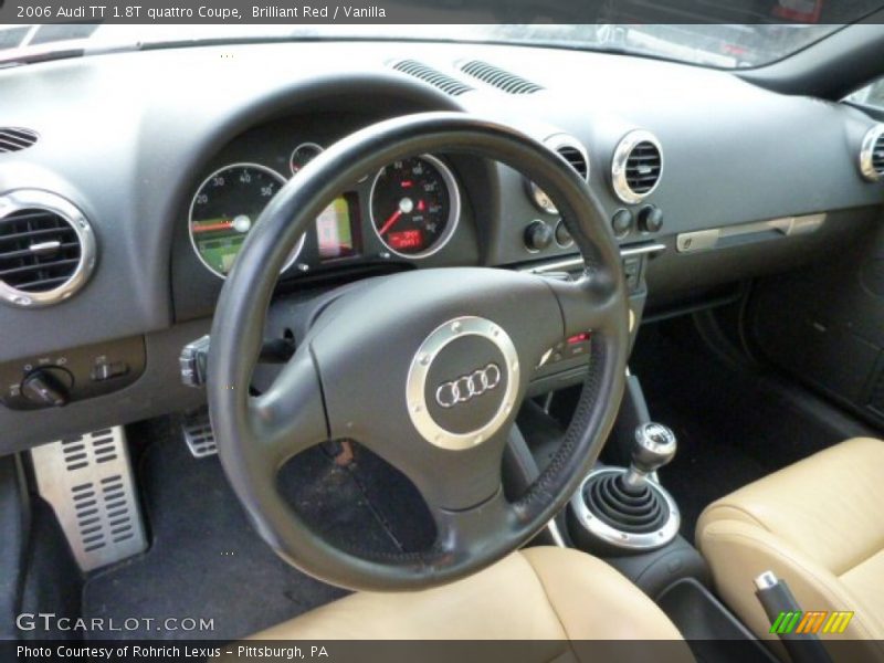 Dashboard of 2006 TT 1.8T quattro Coupe