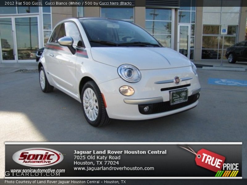 Gucci Bianco (White) / 500 by Gucci Nero (Black) 2012 Fiat 500 Gucci