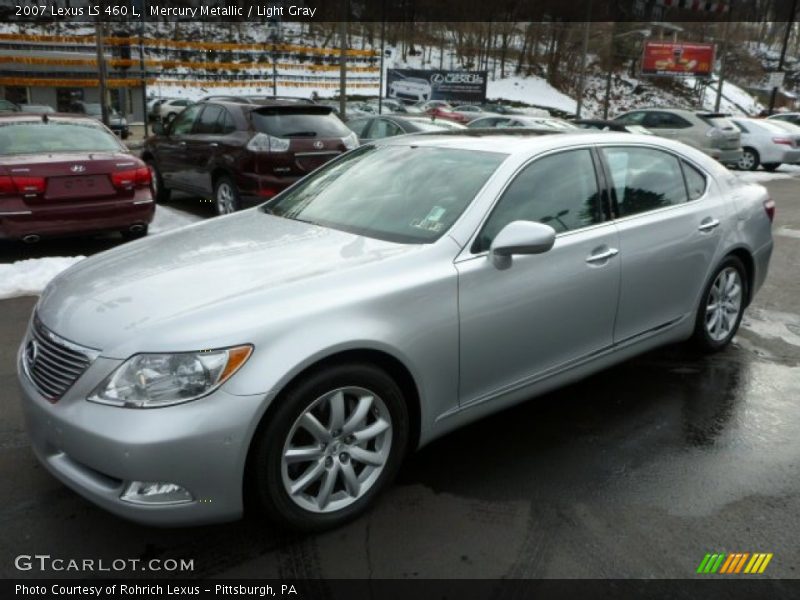 Mercury Metallic / Light Gray 2007 Lexus LS 460 L
