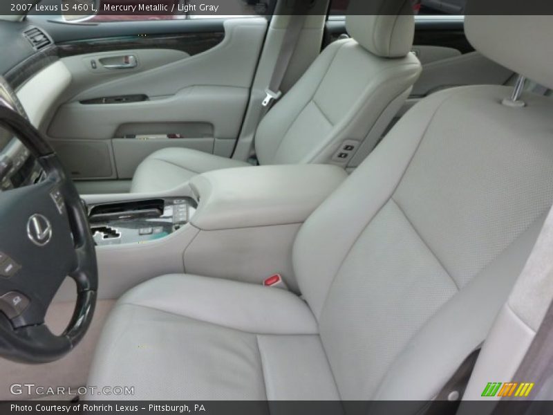 Mercury Metallic / Light Gray 2007 Lexus LS 460 L