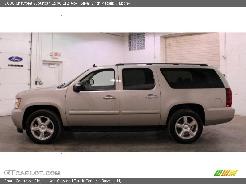 Silver Birch Metallic / Ebony 2008 Chevrolet Suburban 1500 LTZ 4x4