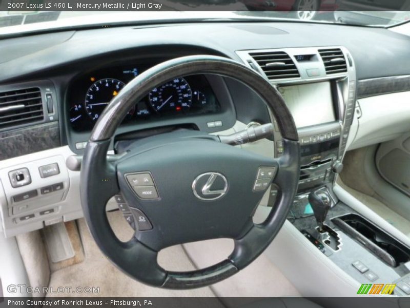 Mercury Metallic / Light Gray 2007 Lexus LS 460 L