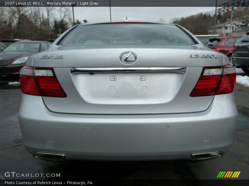 Mercury Metallic / Light Gray 2007 Lexus LS 460 L