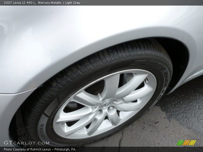 Mercury Metallic / Light Gray 2007 Lexus LS 460 L