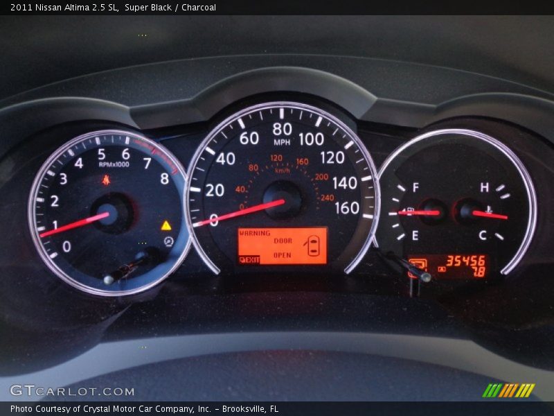 Super Black / Charcoal 2011 Nissan Altima 2.5 SL