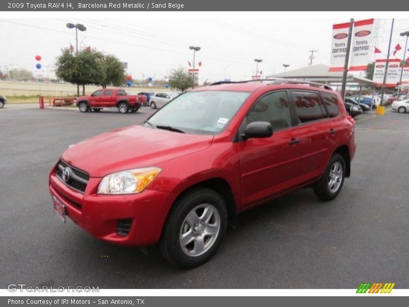 Barcelona Red Metallic / Sand Beige 2009 Toyota RAV4 I4