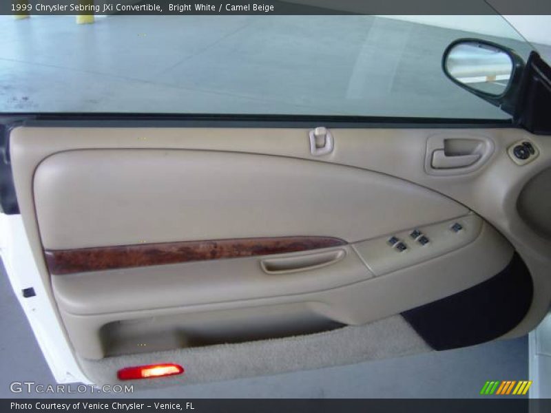 Bright White / Camel Beige 1999 Chrysler Sebring JXi Convertible