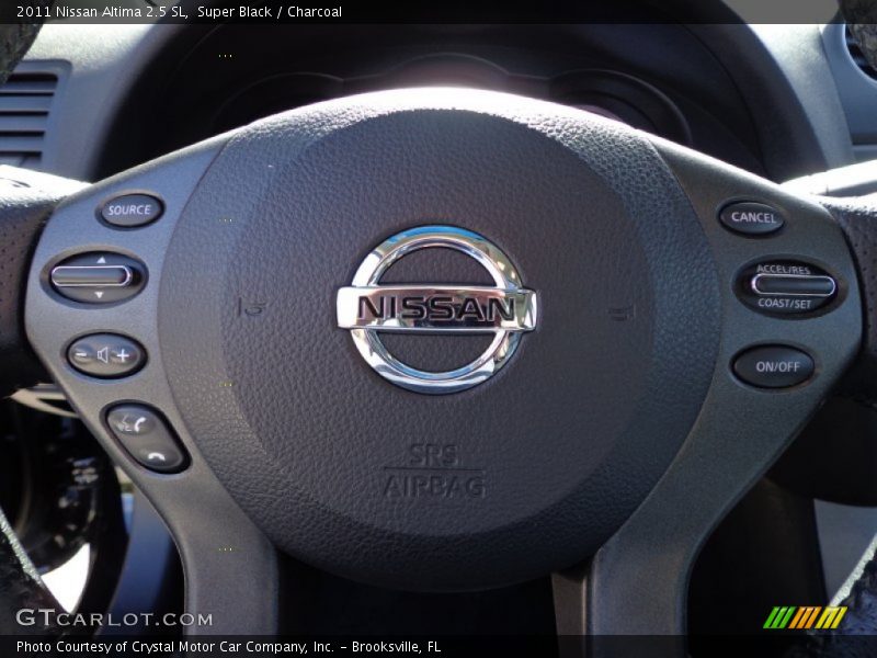 Super Black / Charcoal 2011 Nissan Altima 2.5 SL