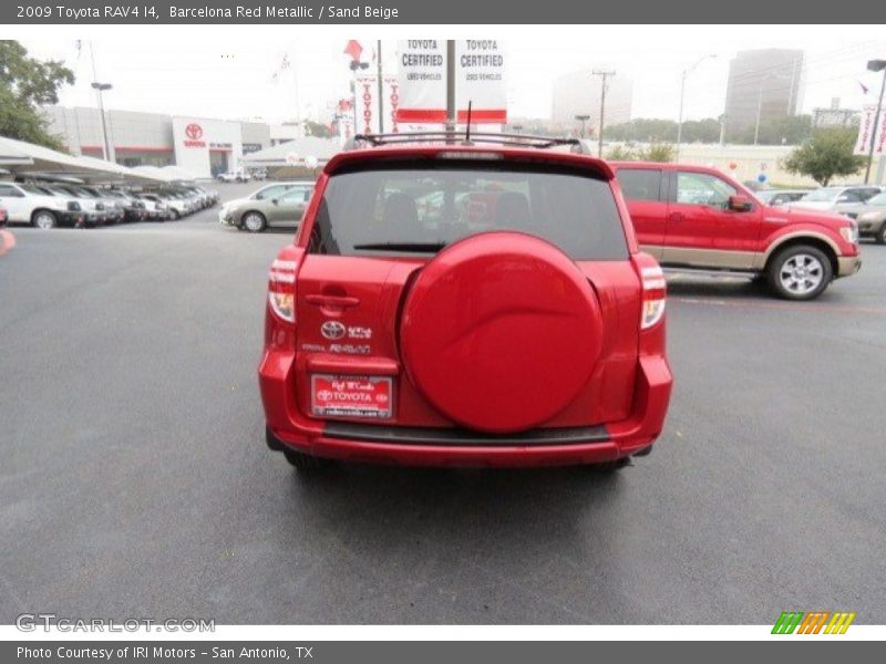 Barcelona Red Metallic / Sand Beige 2009 Toyota RAV4 I4