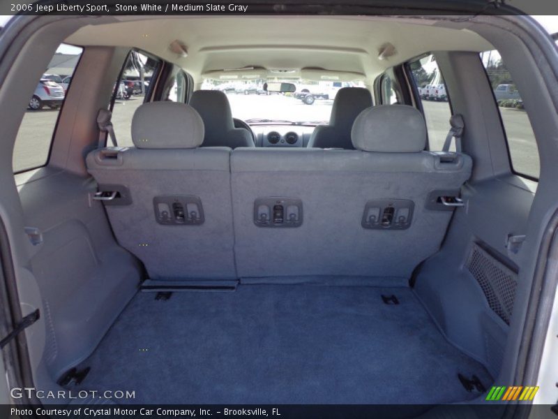 Stone White / Medium Slate Gray 2006 Jeep Liberty Sport